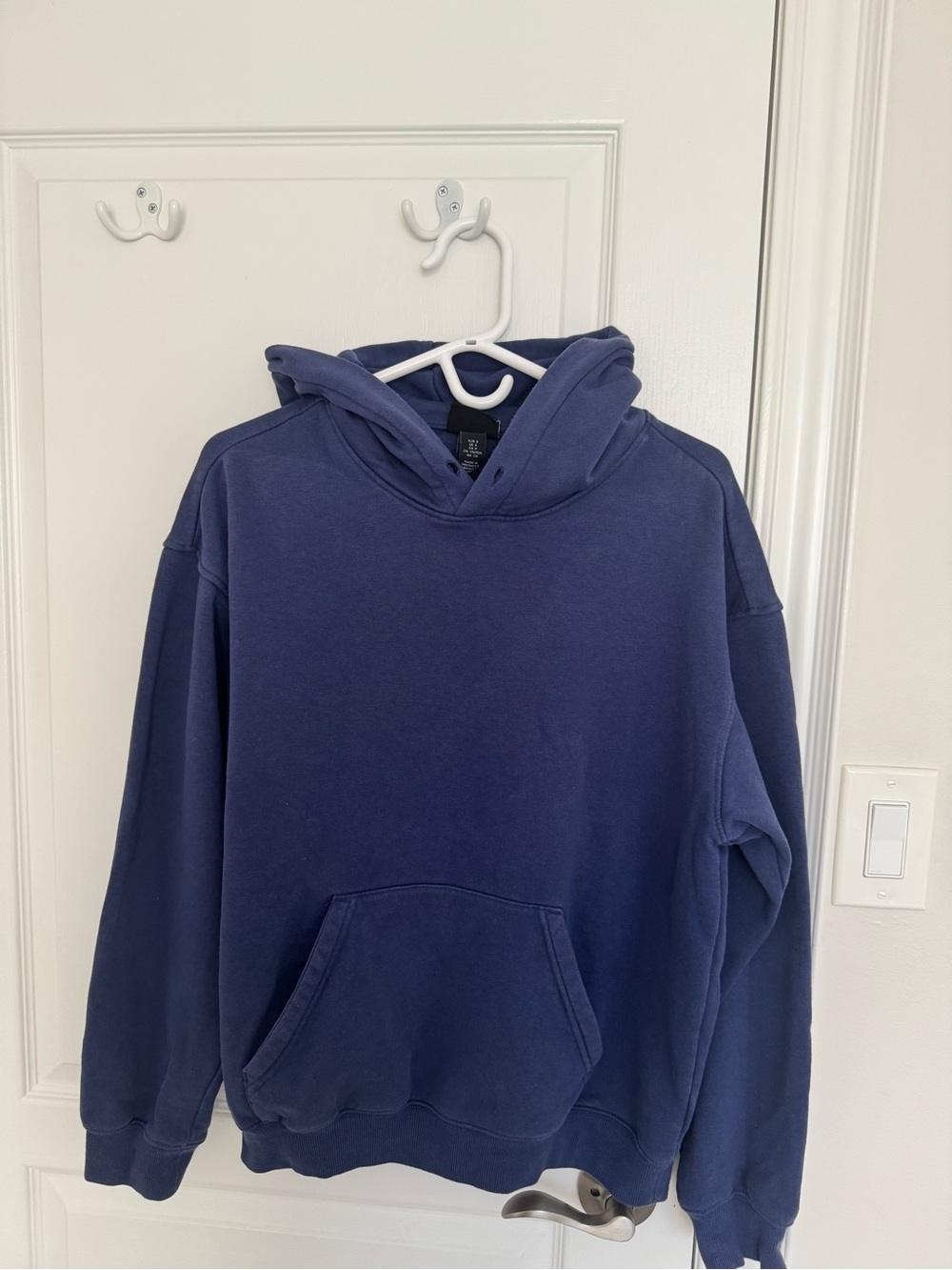 H&M Navy Blue Pullover Hoodie